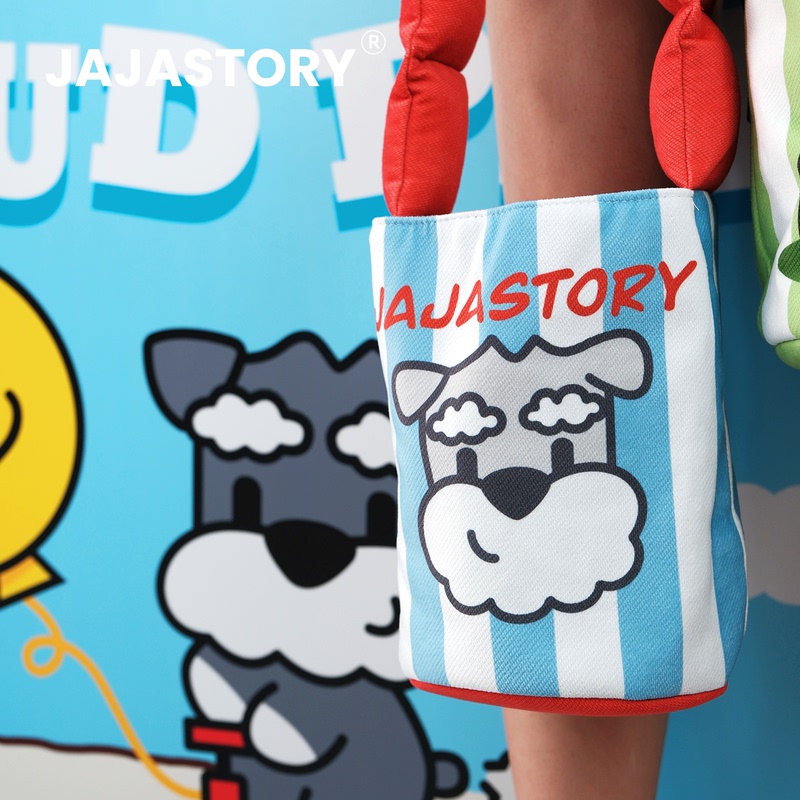 Cloud Dog Bobo Pet Cute Puppy Bucket Bag Cartoon West Highland Bichon Teddy Schnauzer Crossbody Shoulder Bag