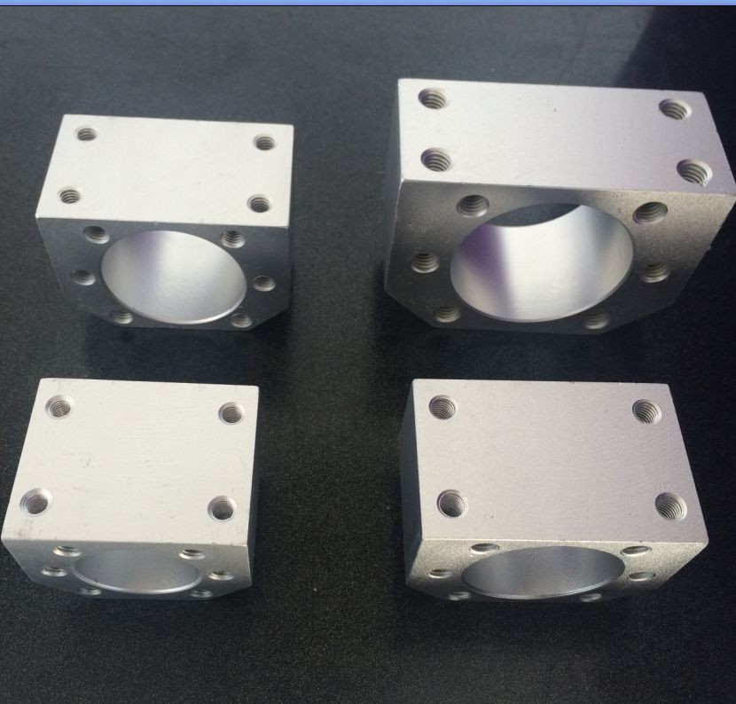 Ball screw nut seat Large guide screw nut fixed seat conversion seat 16 20 2525 32