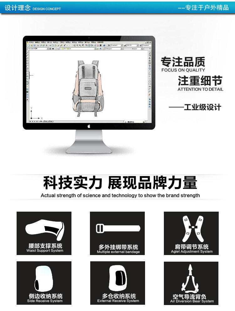 Sacoche pour vélo mixte PELAGOR - Ref 2220417 Image 8