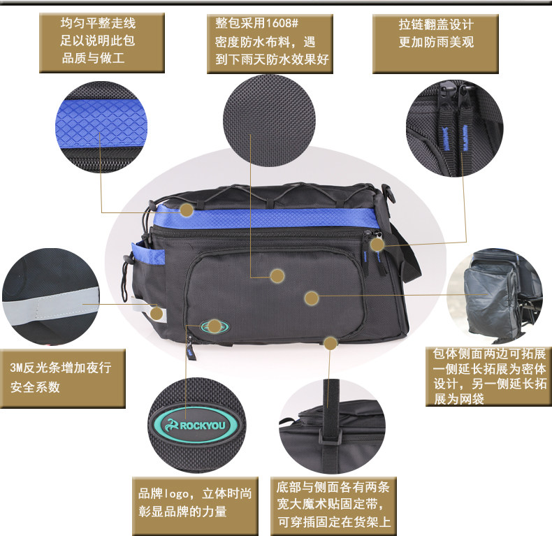 Sacoche pour vélo mixte ROCKYOU - Ref 2218083 Image 19