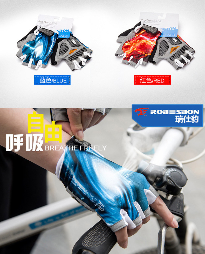 Gants pour vélo mixte ROCKYOU - Ref 2250676 Image 14