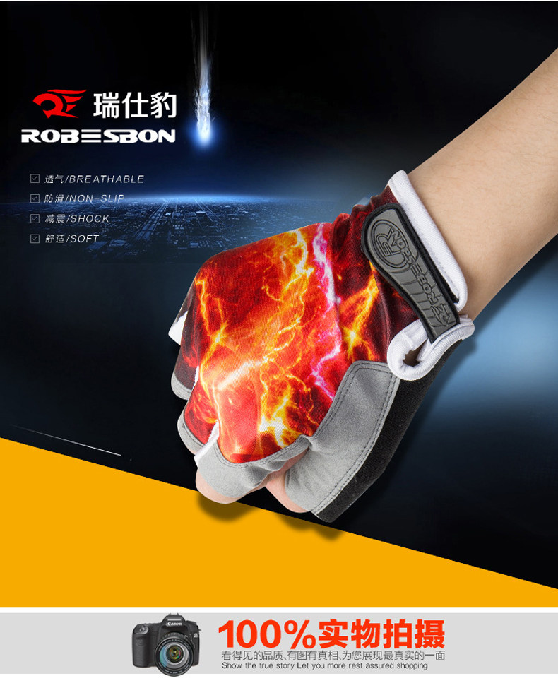 Gants pour vélo mixte ROCKYOU - Ref 2250676 Image 12