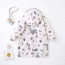 New Japanese quick-drying light and breathable childrens raincoat anti-rainstorm mens and womens kindergarten waterproof poncho for primary school students