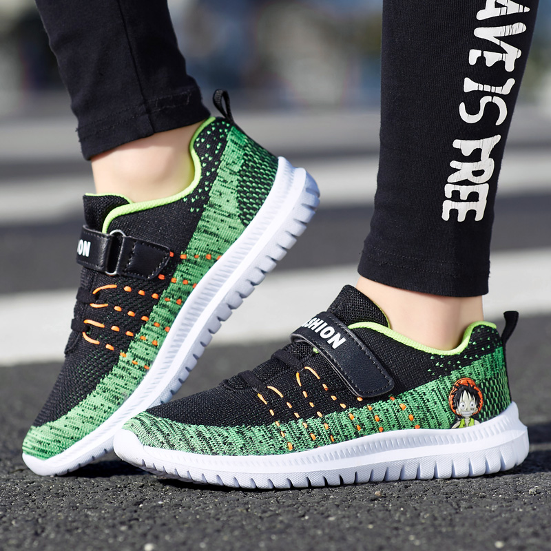 Boy Sneakers 2018 New Cotton Shoes Girl Shoes Winter Medium-high Cylinder Added Suede Leather Face Warm Shoes Children Shoes