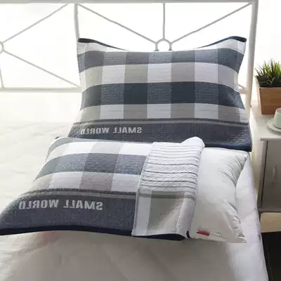 High-grade cotton pillow towel cotton pair of gauze suction single pillow headscarf Four Seasons universal cute non-slip cover towel