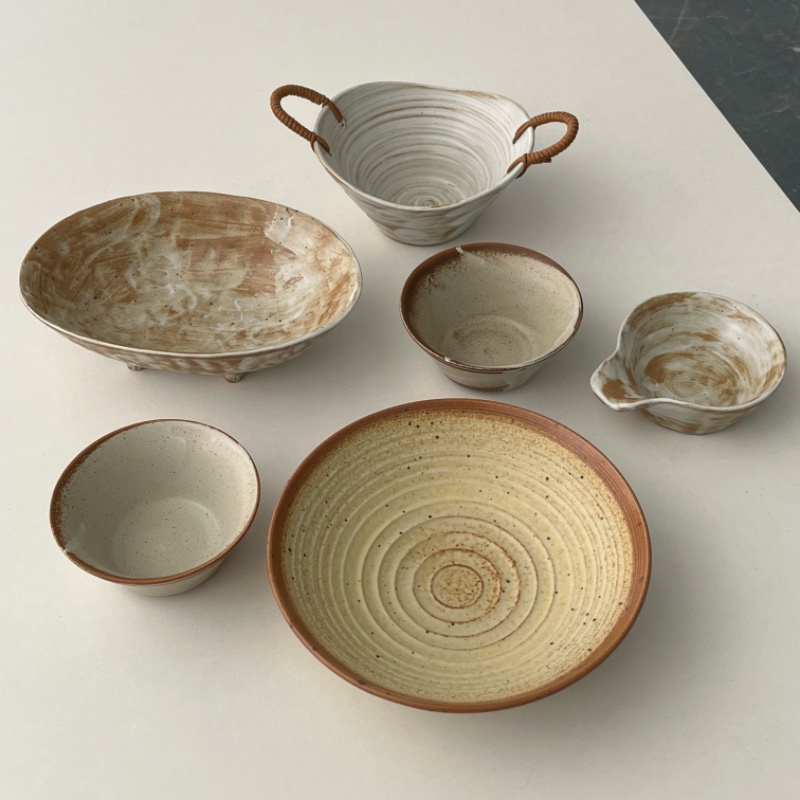 Simple and Minimalist Dishware Set for Two, Suitable for Home Use, with a Sense of Ritual Simple and Minimalist Dishware Set for Two, Suitable for Home Use, with a Sense of Ritual