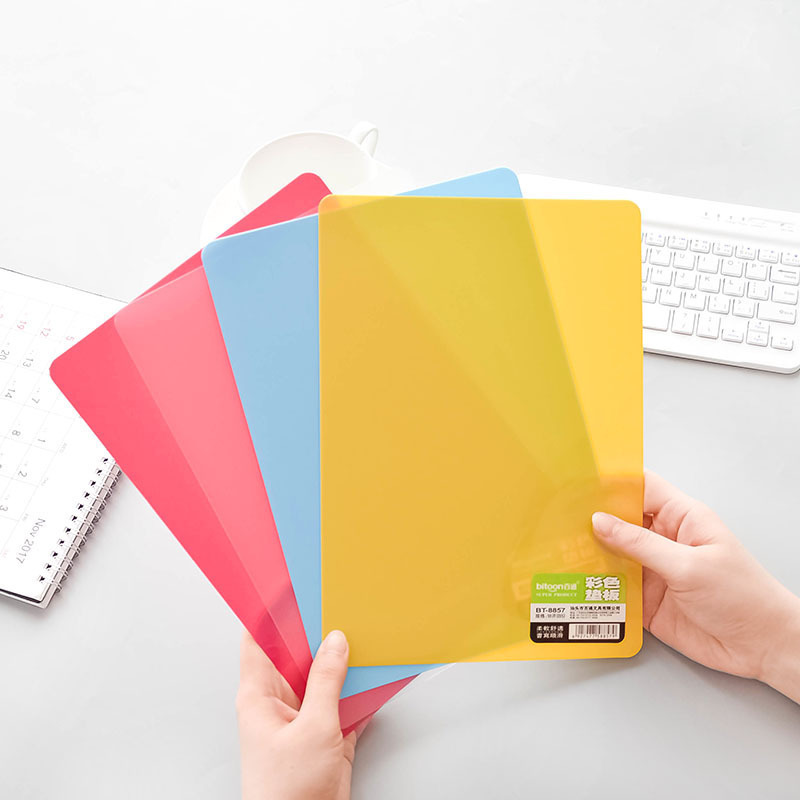 Color A5 pad A4 student exam writing pad plastic mason board writing board 16K non-slip painting and writing