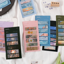 ins Index Convenience Landscape Notebook tag Small freshman account Guide convenience paste notes