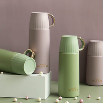 Hawaiyu in creative minimal capacity of large capacity men and women with cup cover handcup 304 stainless steel portable insulation cup