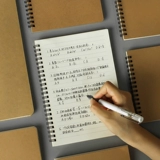 Кожаный ноутбук, блокнот, книга, отрывной лист, граффити