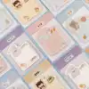 Fried cute cute bear small animal party Post-it note Post-it note diary Student stationery message N stickers