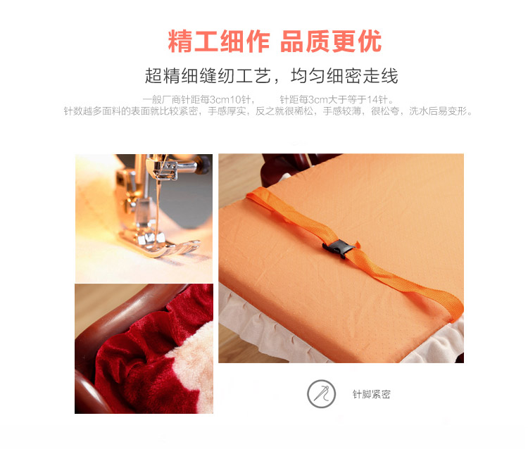 Đệm sofa gỗ rắn với tựa lưng mùa đông dày màu đỏ sofa gỗ đệm chống trượt liên bang đệm mùa xuân và mùa thu đệm thảm trải ghế sa lông