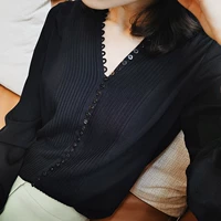 茉莉雅集 0828 Тяжелый призрак 丝 丝 0 0 0 复 0 0 0 0 0 Long -Sleeved Long -Sleeved рубашка WCS03129