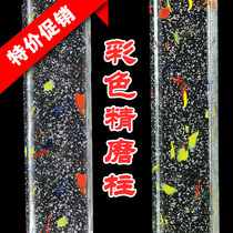 Entrance aisle bar decoration Color crystal bubble column Glass column Fine grinding column partition crystal decoration
