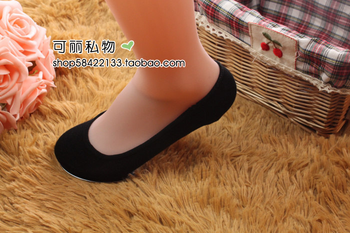 Vớ vô hình mùa xuân và mùa hè chất lượng cao Tất vớ cotton nông cực thấp Tất vớ Silicone chống trượt vớ ngắn tất nữ vớ chống trượt
