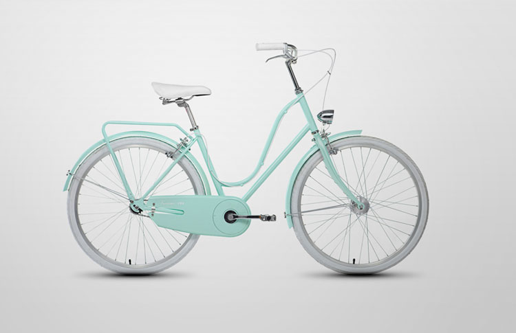 Beijing physical store c retro bicycle single speed princess car Yihe upgraded advertising movie car