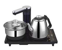 Natural black gold stone tea tray set Whole household stone Large tea table tray Tea sea Simple Kung Fu tea tea tray