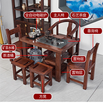 Custom-made configuration special tea table and chair combination Small balcony tea table Household Chinese Kung Fu tea several outdoor tea tables