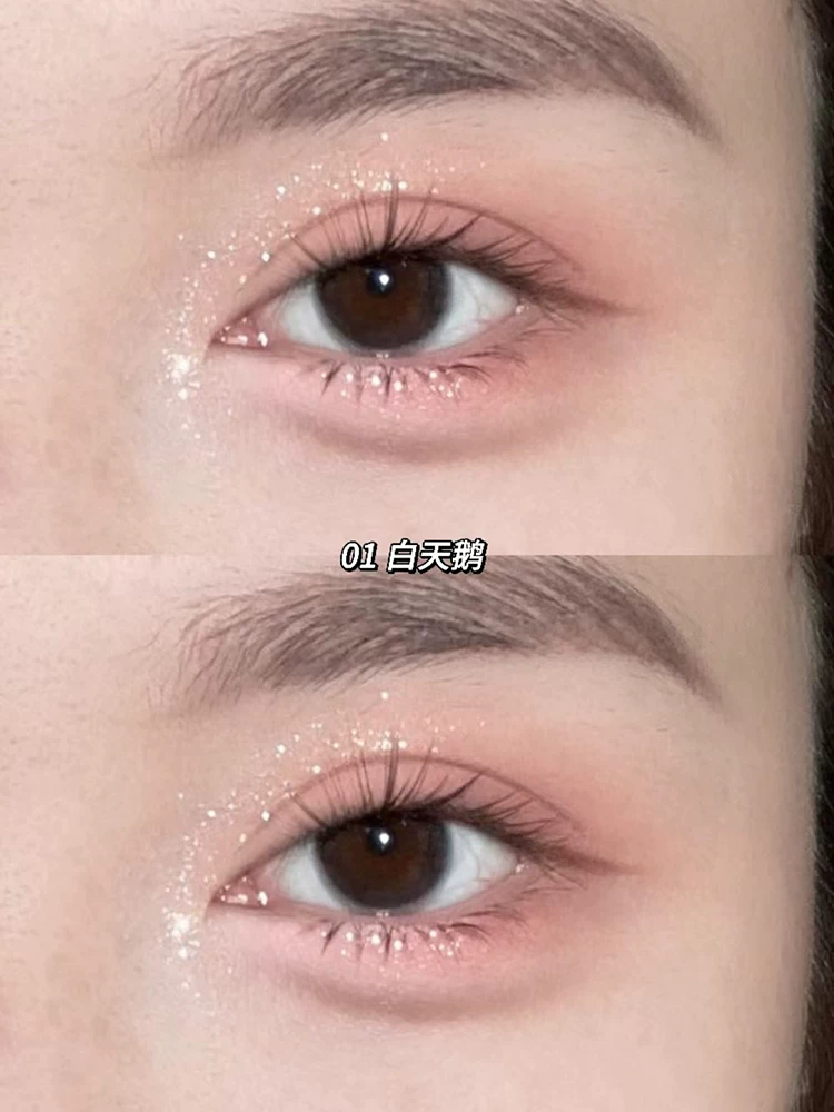 Swan, matte complex eyeshadow palette, six colors, 2023 collection