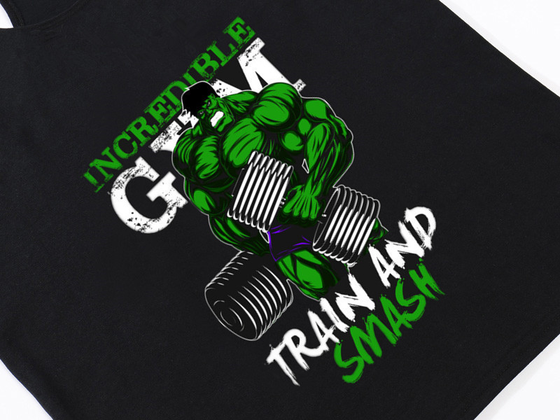 Hulk tập thể dục vest thể hình vest nam khô nhanh cotton lỏng cơ bắp loại I thể thao vest nam áo thun nam body