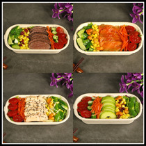 Simulation fruit salad model food vegetable light food fat reduction meal custom shooting simple food fake dish food dish model