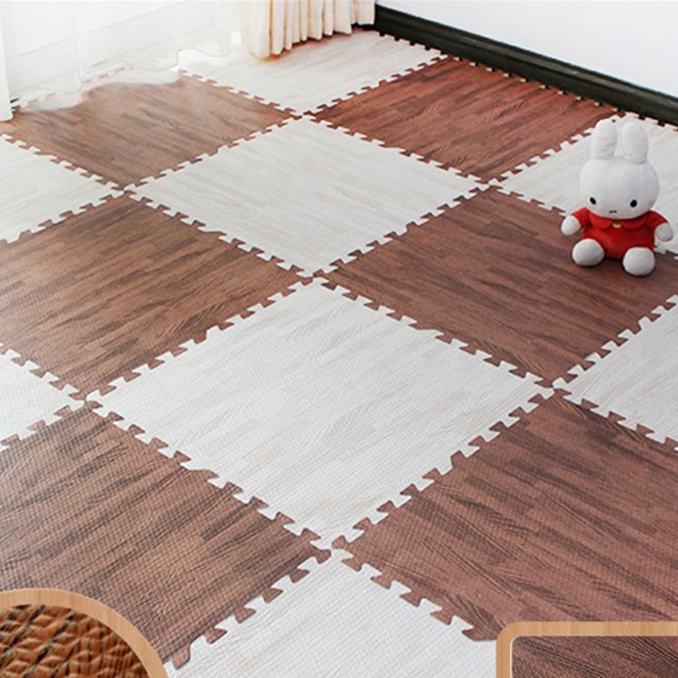 Ký túc xá bọt sàn mat khảm 60 × 60 hạt gỗ sàn phòng ngủ thảm gia dụng thảm xốp ghép