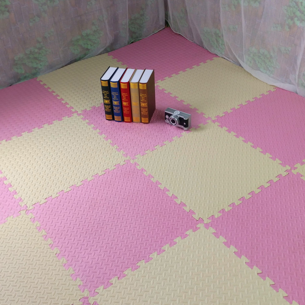 [40 miếng] bọt sàn câu đố 60x60 dày sàn mat khâu bé bé bò bò mat xốp trải sàn