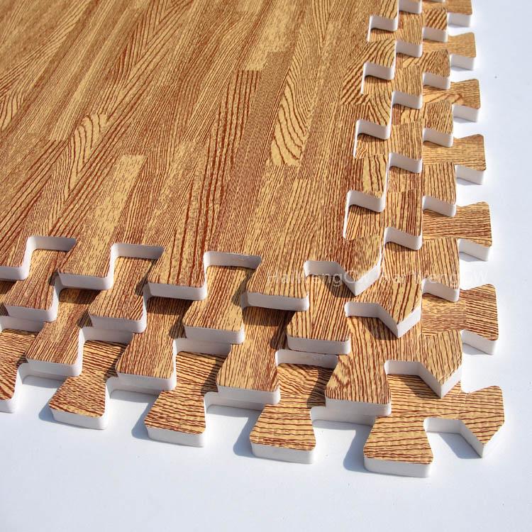 Ký túc xá bọt sàn mat khảm 60 × 60 hạt gỗ sàn phòng ngủ thảm gia dụng thảm xốp ghép
