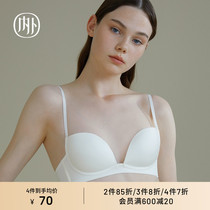 (Expreciation )NEIWAI Ms Literary breastplastic small chest polymer female steel-free coils gathered underwear