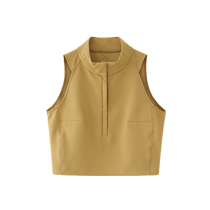 NEIWAI ACTIVE Tennis Frisbee Sports Zipper Sleeveless Short Top Pleated A-Line Skirt