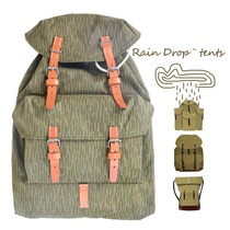 Private custom-made hand-stitched German raindrops camouflage pepper Salt Multi-version backpack VINTAGE retro