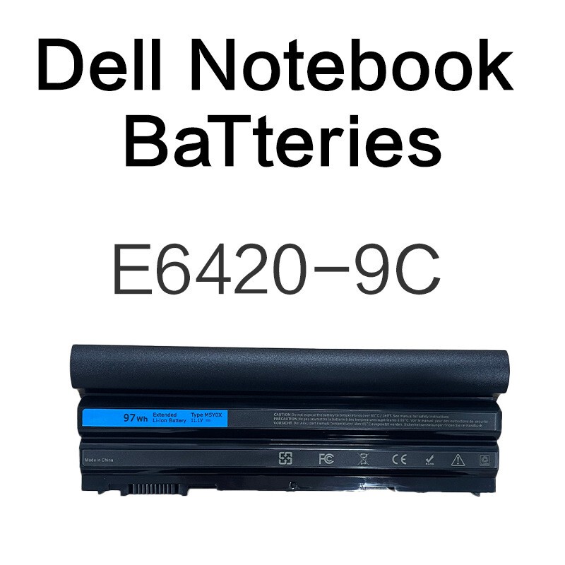 E6420-9C/6000M Laptop Battery Compatible with Inspiron E6430/E6440/7520/M521R/3560