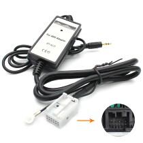  Suitable for Volkswagen Audi 12P golf AUX data cable Jetta Tiguan car MP3CD to digital disc box