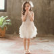 Summer 2022 children's clothing girls sleeveless dress lace stitching cake show skirt mesh dance princess dress