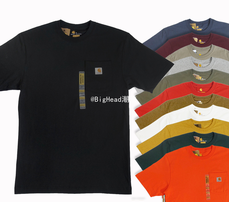 Spot Carhartt Workwear Pocket Tee K87 Heavyweight Classic Work Flap Pocket Pants Short Sleeves Spot Carhartt Workwear Pocket Tee K87 Heavyweight Classic Work Flap Pocket Pants Short Sleeves
