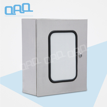 Indoor stainless steel double door instrument box power distribution cabinet indoor button box instrument protection Box 500*400*250