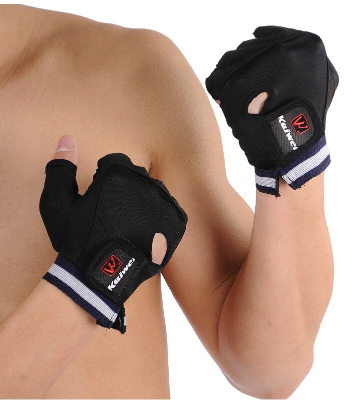 Kewey 0607 driving sports gloves anti-slip fitness bodybuilding bodybuilding bodybuilding basketball martial arts patron pair-Taobao