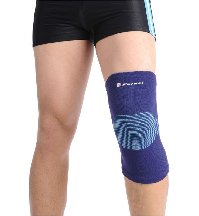 Kewey 0870 High Telescopic Nylon Sports Kneecap Warm Joint Ping Pong Badminton Tennis Mountaineering