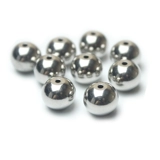 Украшение-шарик из нержавеющей стали, бусины, браслет из бусин, ювелирный шарм, аксессуар, четки из круглых бусин