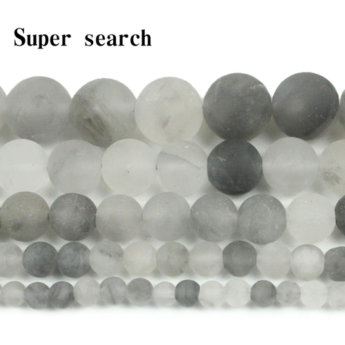 Натуральные бусины, матовое украшение-шарик ручной работы, ожерелье, серьги, аксессуар