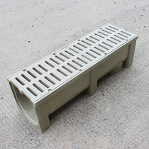 Gap type linear drainage ditch finished resin concrete drainage ditch cover stainless steel drainage ditch grille cover