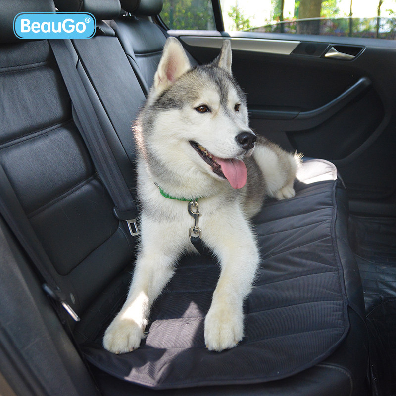 BEAUGO Dog Car Pads Universal Rear Row Pet Cushion Waterproof and Heart Resistance Medium Large Dog Golden Mao Teddy