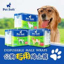 Public Dog Special Paper Pee Pants Dog Urine Not Wet Teddy Physiological Period Gold Hair Hair Love Diaper Pet Sanitary Safety Pants