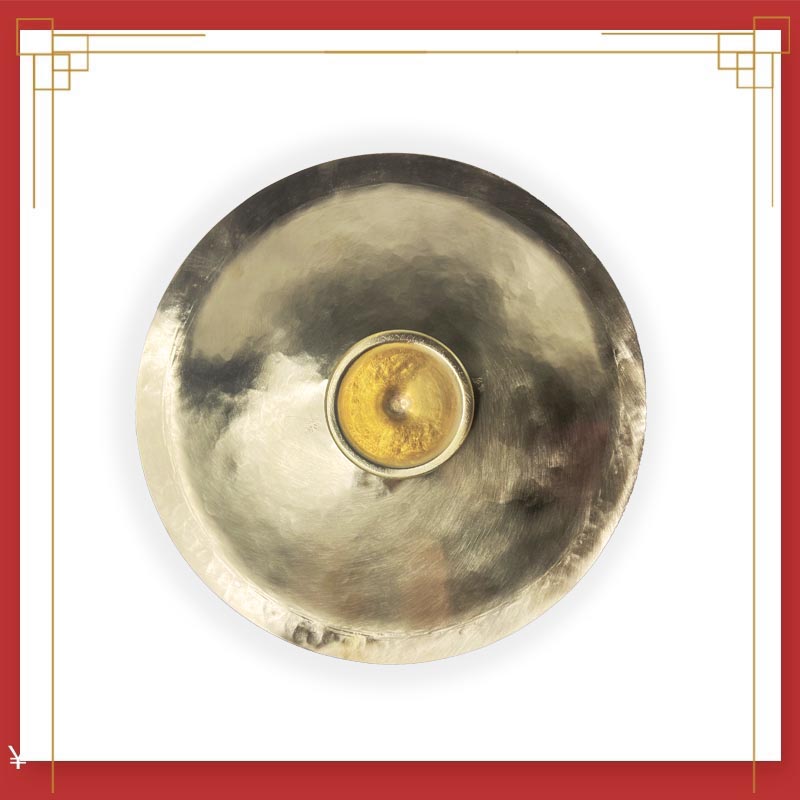 Fang Chaosheng copper gong musical instrument for flower performance Rao cymbal flower Rao cymbal Taoist called special Rao pure hand joint Rao cymbal