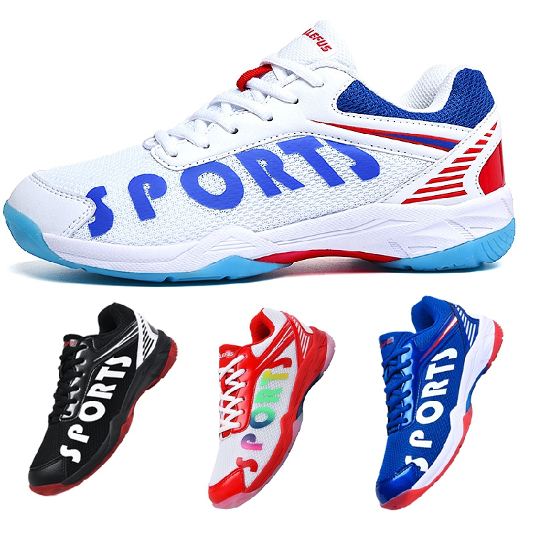 Summer new Refus badminton shoes men's shoes women's shoes children's breathable ultra-light training professional sports shoes
