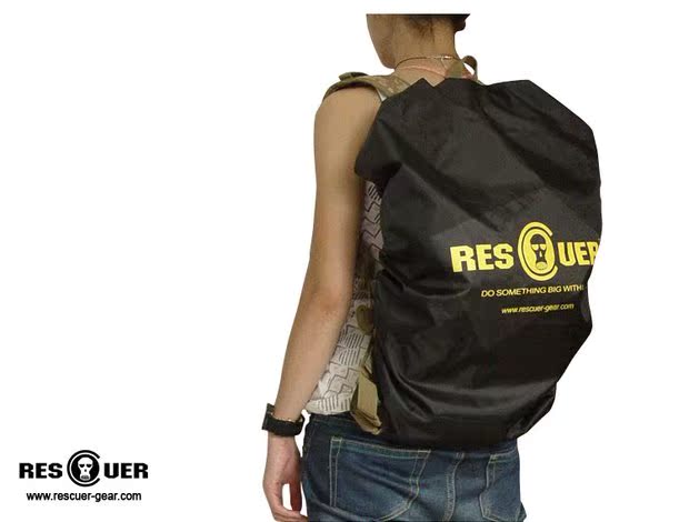 RESCUER-Savior Ba lô che mưa 2 Số 3 Chống thấm nước (Đen) - Mưa che / Ba lô phụ kiện túi chống mưa
