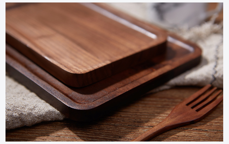 Walnut khay thực phẩm nhiếp ảnh thực phẩm nhiếp ảnh chụp ảnh đạo cụ tấm nền bộ đồ ăn trang trí trang sức - Trang trí nội thất dcor phòng ngủ vintage