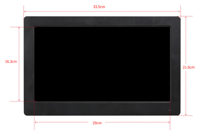 Full view IPS màn hình mới 10 13 15 17 inch khung ảnh kỹ thuật số máy quảng cáo 1080 P HD video player