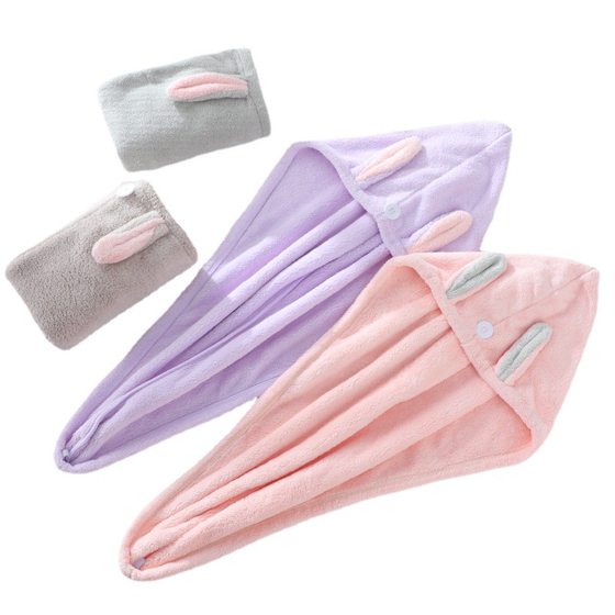 干发帽女超强吸水速干洗头包头巾擦头发毛巾2025新款双层加厚浴帽