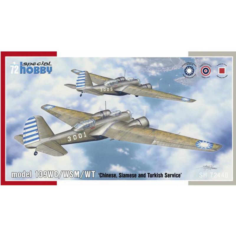 Xf Model Special Hobby Sh72440 Assembled Model Chinese Martin 139Wc Paper Bomber 1/72